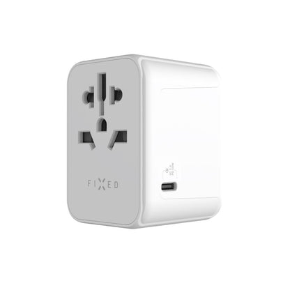 Carregador de Rede Fixed Travel, 30W, 3A, 2 x USB-A - 1 x USB-C, Branco