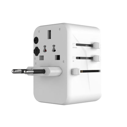 Carregador de Rede Fixed Travel, 65W, 3.25A, 2 x USB-A - 3 x USB-C, Branco