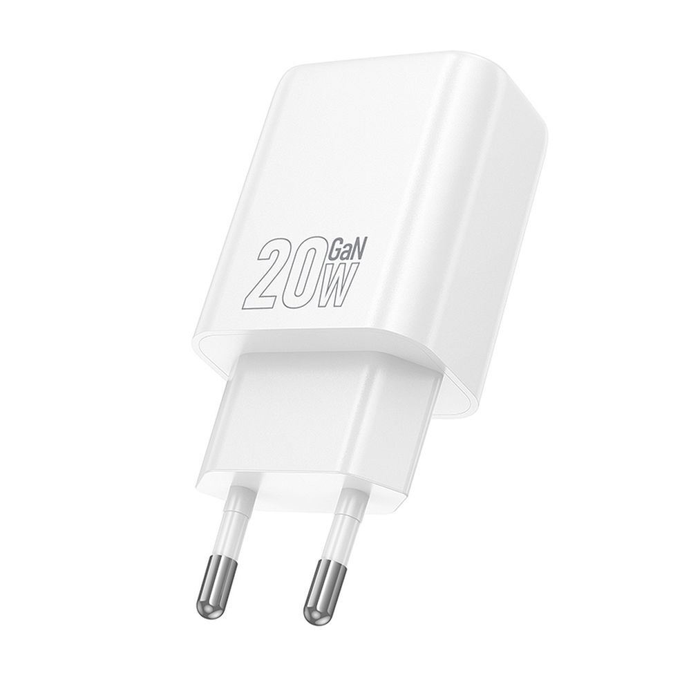 Carregador de Rede HOCO N60, 20W, 3A, 1 x USB-C, Branco