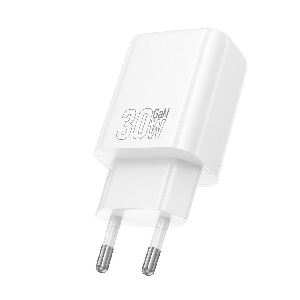 Carregador de Rede HOCO N62, 30W, 3A, 1 x USB-C, Branco