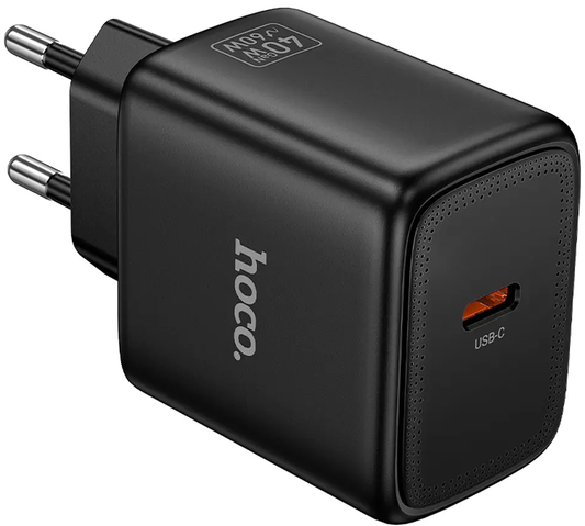 Carregador de Rede HOCO N83, 40W, 3A, 1 x USB-C, Preto