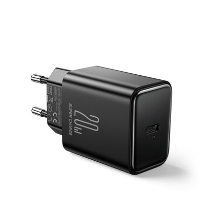 Carregador de rede Joyroom JR-TCF06, 20W, 3A, 1 x USB-C, preto 