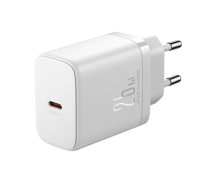 Carregador de rede Joyroom JR-TCF11, 25 W, 3 A, 1 x USB-C, branco 