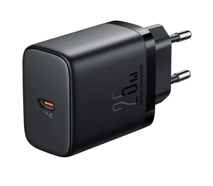 Carregador de rede Joyroom JR-TCF11, 25 W, 3 A, 1 x USB-C, preto