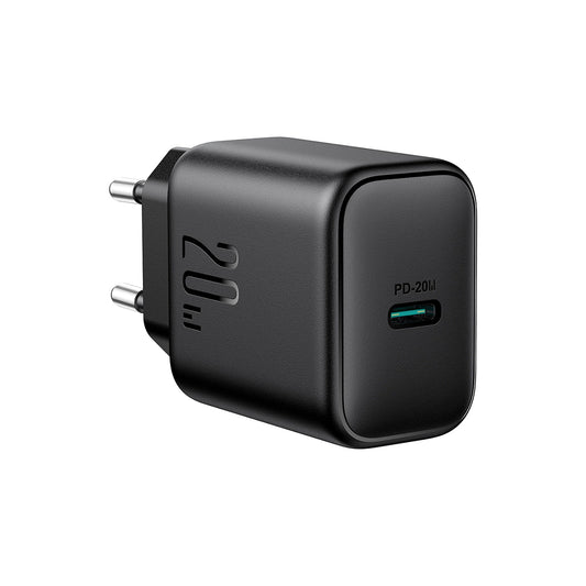 Carregador de Rede Joyroom JR-TCF20, 20W, 3A, 1 x USB-C, Preto