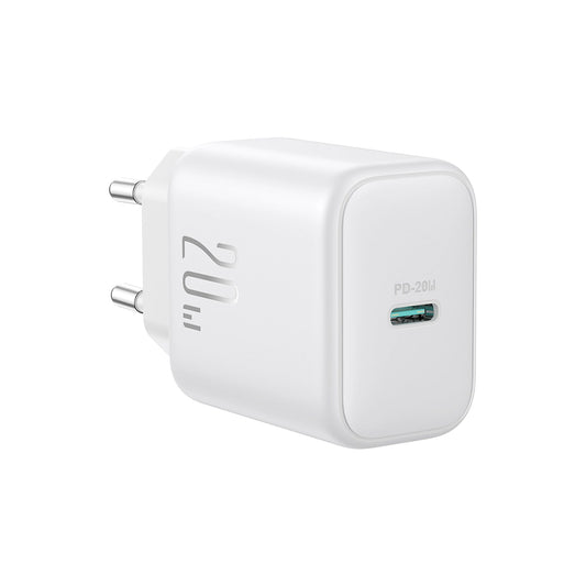 Carregador de Rede Joyroom JR-TCF20, 20W, 3A, 1 x USB-C, Branco