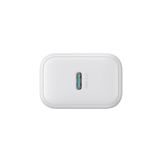 Carregador de Rede Joyroom JR-TCF20, 20W, 3A, 1 x USB-C, Branco
