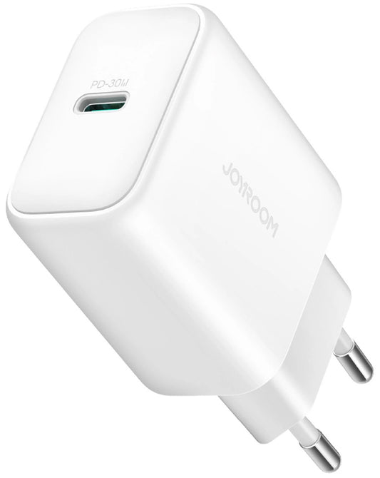 Carregador de Rede Joyroom JR-TCF24, 30W, 3A, 1 x USB-C, Branco