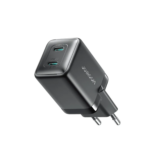 Carregador de Rede Joyroom JR-TCG17, 45W, 3A, 2 x USB-C, Preto