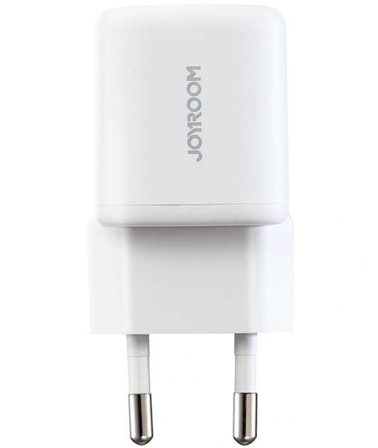 Carregador de Rede Joyroom JR-TG7, 33W, 3A, 1 x USB-A - 1 x USB-C, Branco