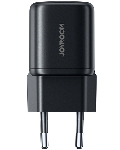 Carregador de Rede Joyroom JR-TG7, 33W, 3A, 1 x USB-A - 1 x USB-C, Preto