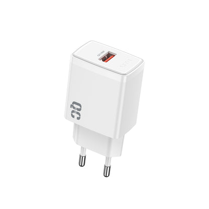 Carregador de Rede Lito LC08, 18W, 3A, 1 x USB-A, Branco