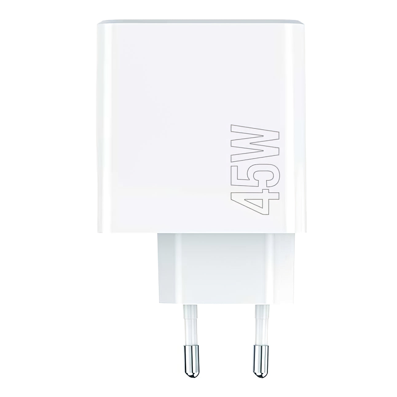 Carregador de rede MaXlife MXTC-07-45AC, 45W, 3A, 1 x USB-A - 1 x USB-C, branco