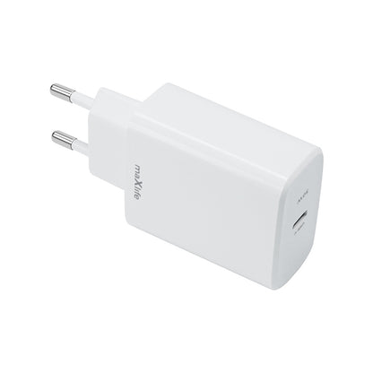 Carregador de rede MaXlife MXTC-10-30C, 30W, 3A, 1 x USB-C, branco 