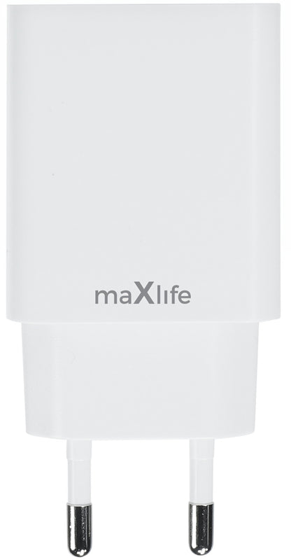Carregador de Rede MaXlife MXTC-13-20C, 20W, 3A, 1 x USB-C, Branco