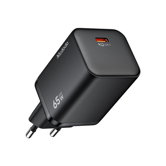 Carregador de Rede McDodo CH-0850 Ultimate Mini, 65W, 3.25A, 1 x USB-C, Preto