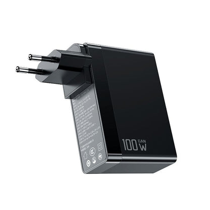 Carregador de Rede McDodo CH-8101 Pro Nuc AR Power Travel, 100W, 5A, 1 x USB-A - 2 x USB-C, Preto