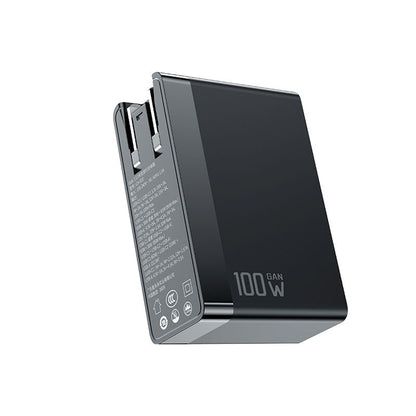 Carregador de Rede McDodo CH-8101 Pro Nuc AR Power Travel, 100W, 5A, 1 x USB-A - 2 x USB-C, Preto