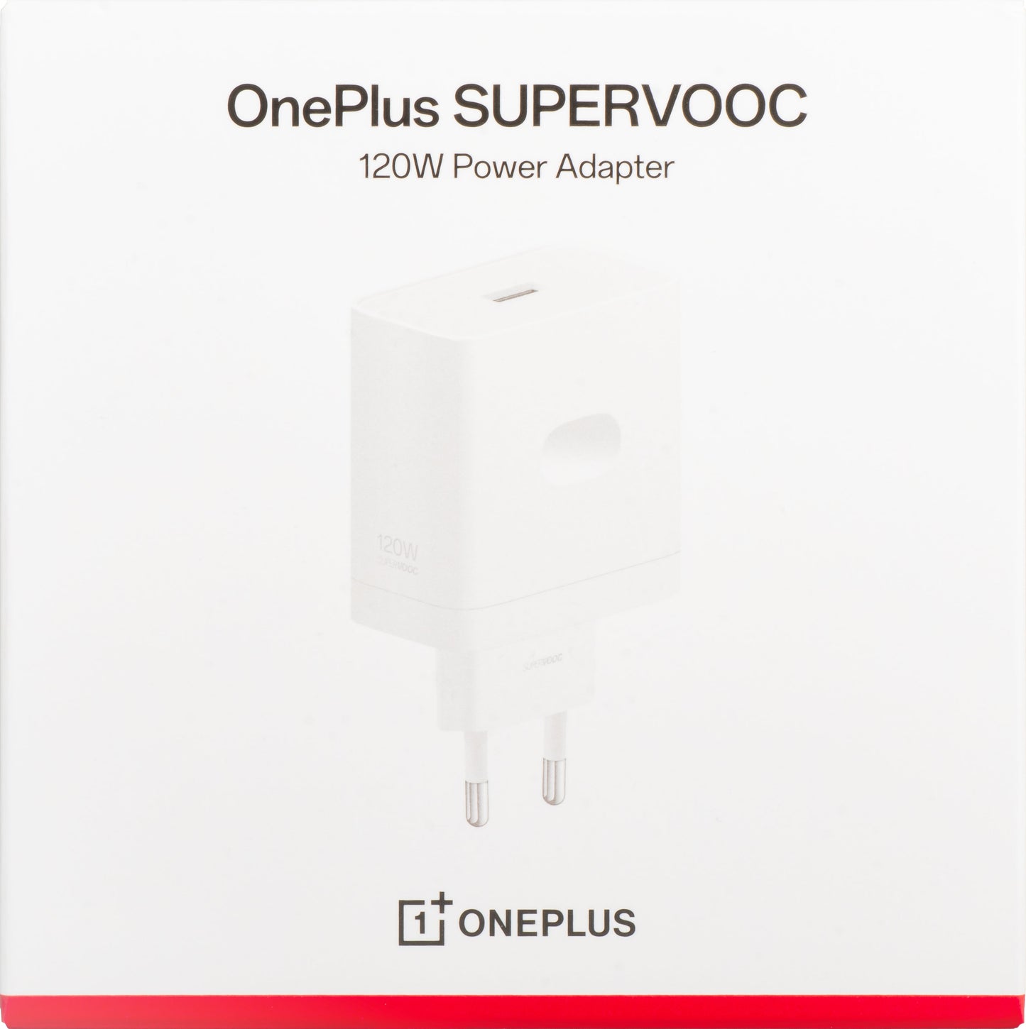 Carregador de Rede OnePlus, 120W, 1 x USB-A, Branco