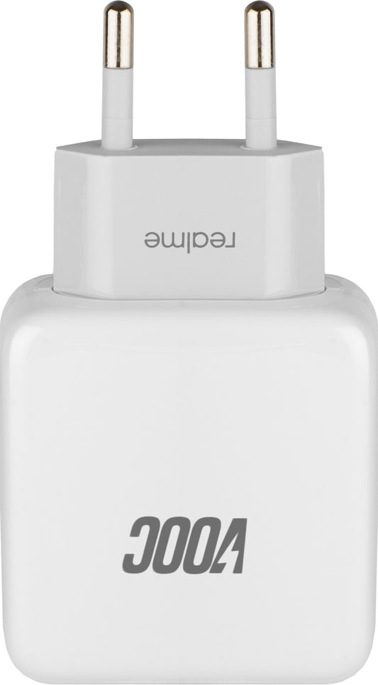 Carregador de Rede Realme, 20W, 4A, 1 x USB-A, Branco VC54JCEH