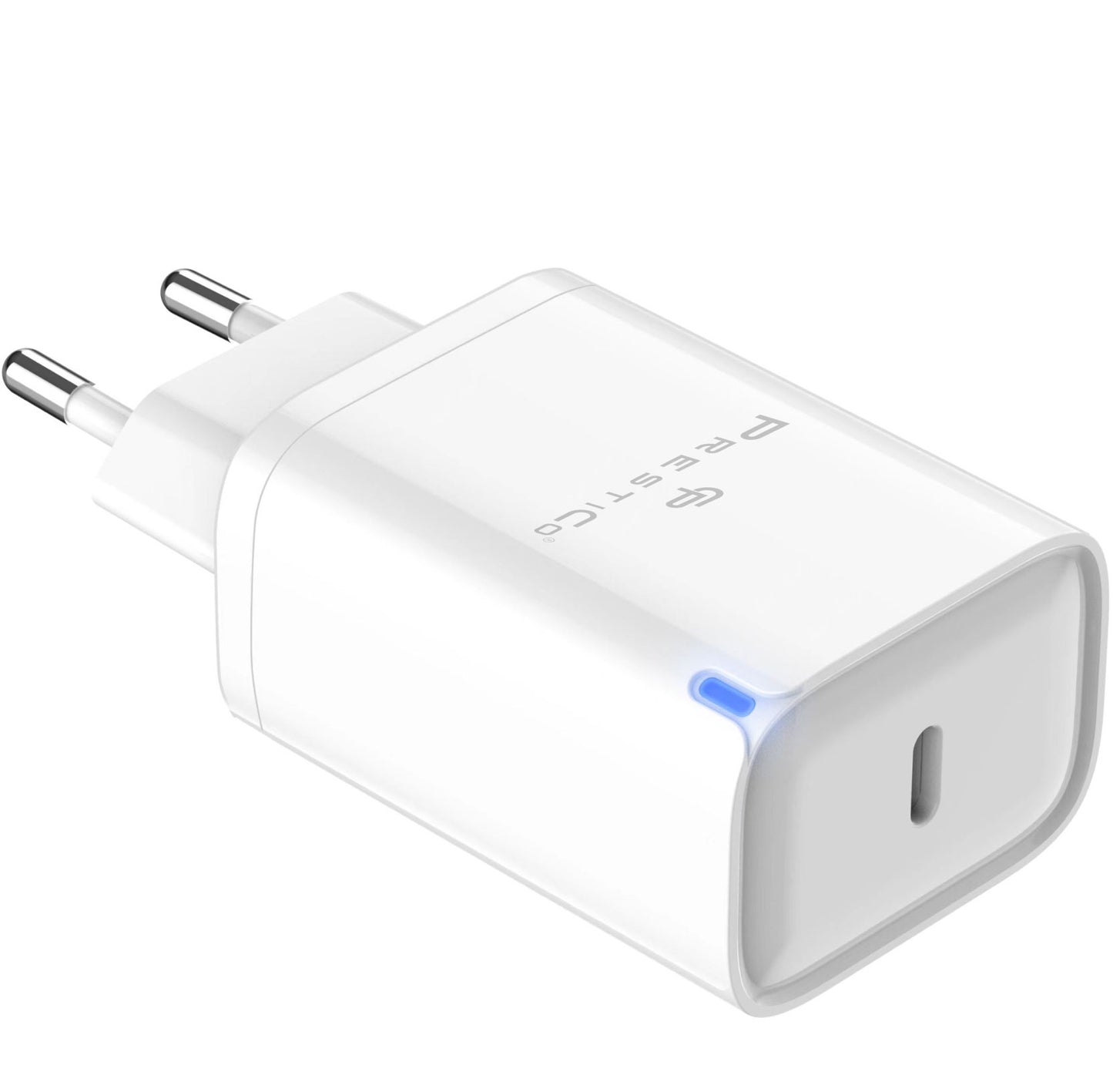 Carregador de rede Prestico F24, 45W, 3A, 1 x USB-C, branco 