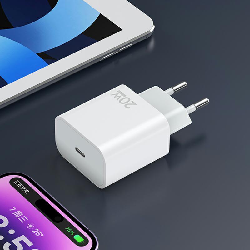 Carregador de Rede Sendem OG73, 20W, 3A, 1 x USB-C, Branco