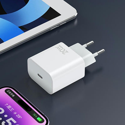 Carregador de Rede Sendem OG73, 20W, 3A, 1 x USB-C, Branco