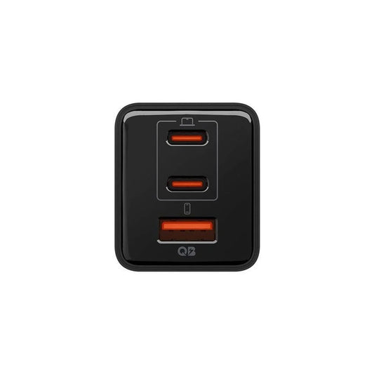 Carregador de Rede Spigen EE473EU Essential, 47W, 3A, 1 x USB-A - 2 x USB-C, Preto ACH09465