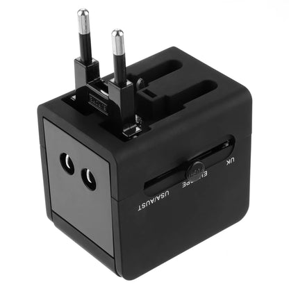 Carregador de Rede Techsuit HHt148 Travel, 10W, 2A, 2 x USB-A, Preto