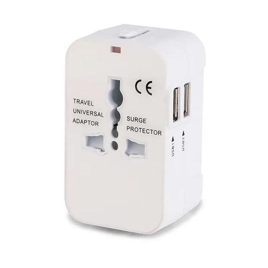 Carregador de Rede Techsuit HHT202 Travel, 10W, 2A, 2 x USB-A, Branco