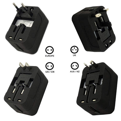 Carregador de Rede Techsuit HHT202 Travel, 10W, 2A, 2 x USB-A, Branco