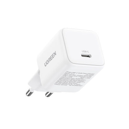 Carregador de Rede UGREEN X512, 20W, 3A, 1 x USB-C, Branco