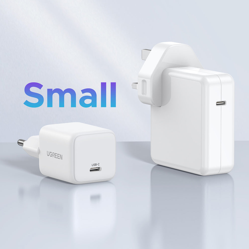 Carregador de Rede UGREEN X512, 20W, 3A, 1 x USB-C, Branco