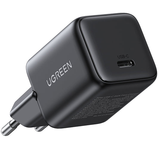Carregador de Rede UGREEN X513, 30W, 3A, 1 x USB-C, Preto