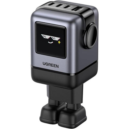 Carregador de Rede UGREEN X688 Uno, 100W, 5A, 1 x USB-A - 3 x USB-C, Preto