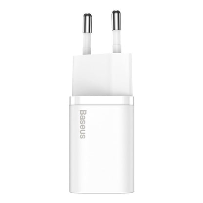 Carregador de rede Baseus Super Si, 25 W, 3 A, 1 x USB-C, branco CCSP020102