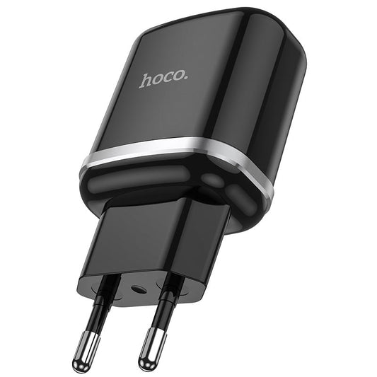 Carregador de rede HOCO N3, 18W, 3A, 1 x USB-A, preto