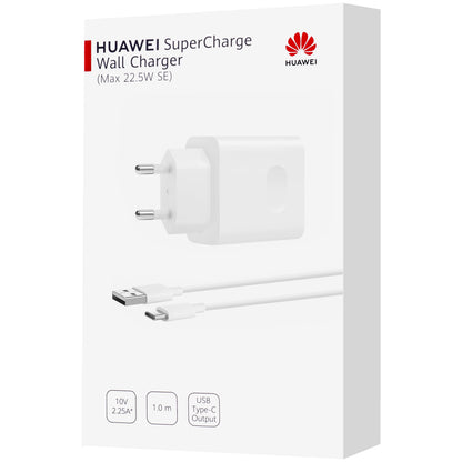 Carregador de rede Huawei CP404B Cabo USB-C Huawei CP404B, 22,5 W, 2,25 A, 1 x USB-A, branco 55033325