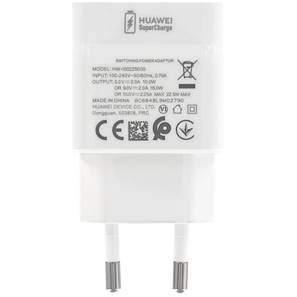 Carregador de rede Huawei CP404 HW-100225E00, 22,5 W, 2,25 A, 1 x USB-A, branco 02221268