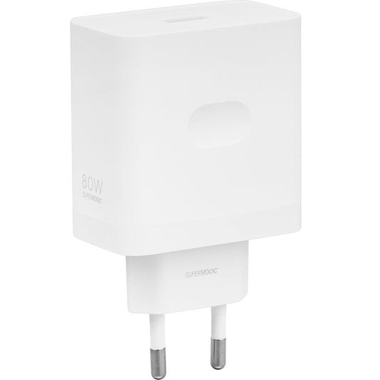 Carregador de Rede OnePlus, 80W, 7.3A, 1 x USB-A, Branco 5461100064