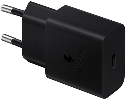 Carregador de rede Samsung, 15 W, 2 A, 1 x USB-C, preto EP-T1510NBEGEU