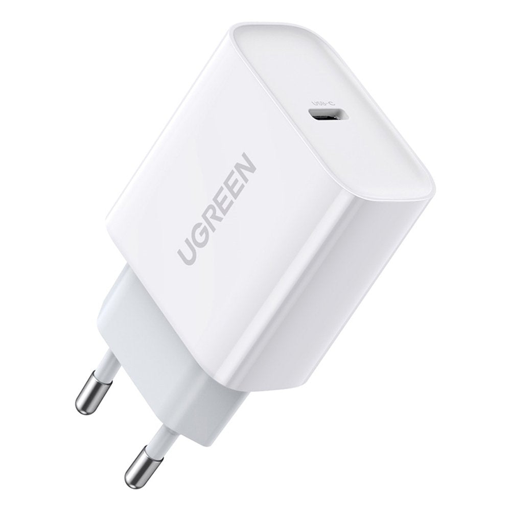 Carregador de Rede UGREEN CD137, 18W, 3A, 1 x USB-C, Branco
