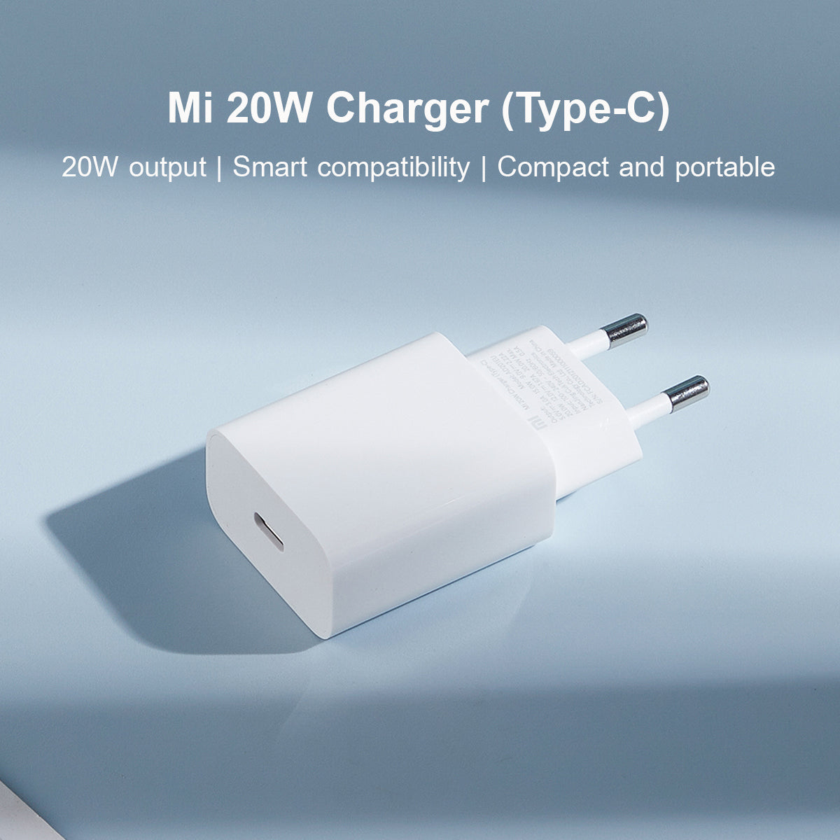 Carregador de rede Xiaomi, 20 W, 3 A, 1 x USB-C, branco BHR4927GL