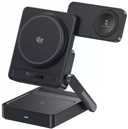 Carregador de Rede Wireless Baseus PicoGo AF21 3em1, 35W, Preto E0205402
