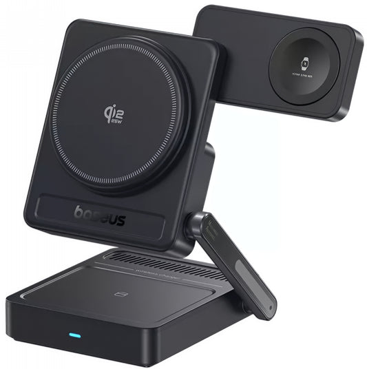 Carregador de Rede Wireless Baseus PicoGo AF21 3em1, 35W, Preto E0205402