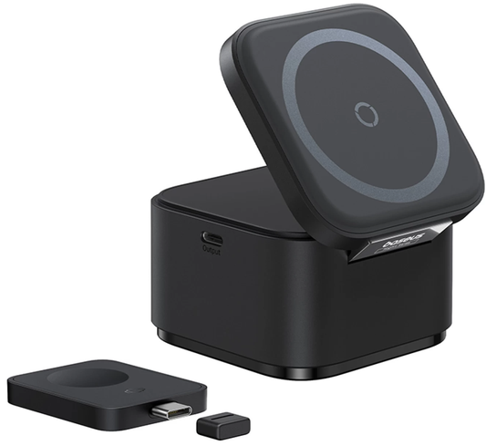 Carregador de Rede Wireless Baseus MagPro 3in1, 25W, 1.67A, Preto P10264100123-01