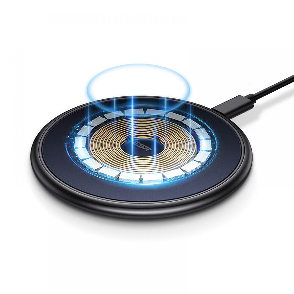Carregador de Rede Sem Fios ESR Halolock, 10W, 1.1A, Azul