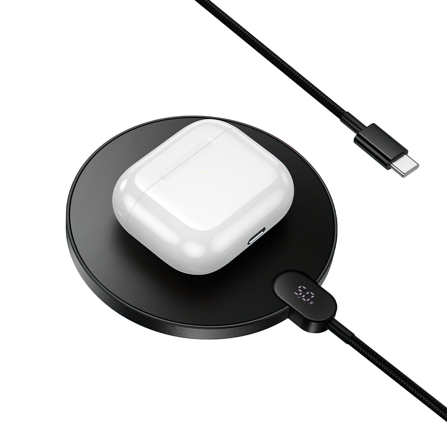 Carregador de Rede Sem Fios HOCO CW62, 15W, 1.67A, Preto