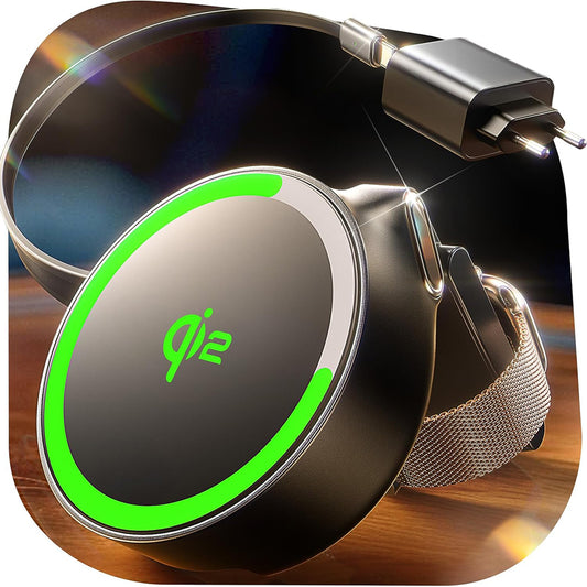 Carregador de Rede Sem Fios Lisen W103 3em1, 7.5W, 1.1A, Preto YL0324090008