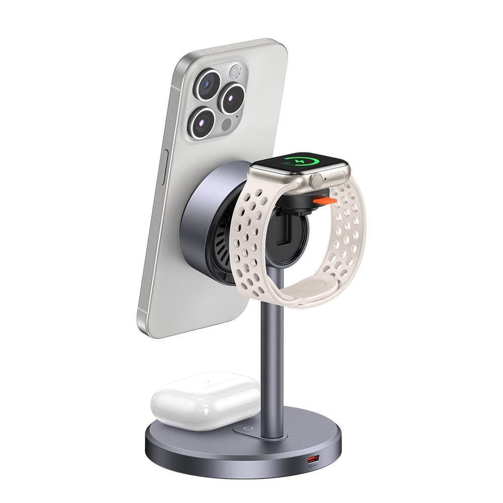 Carregador de Rede Sem Fios McDodo CH-2462 Swan 3in1, 22.5W, 1.67A, Preto